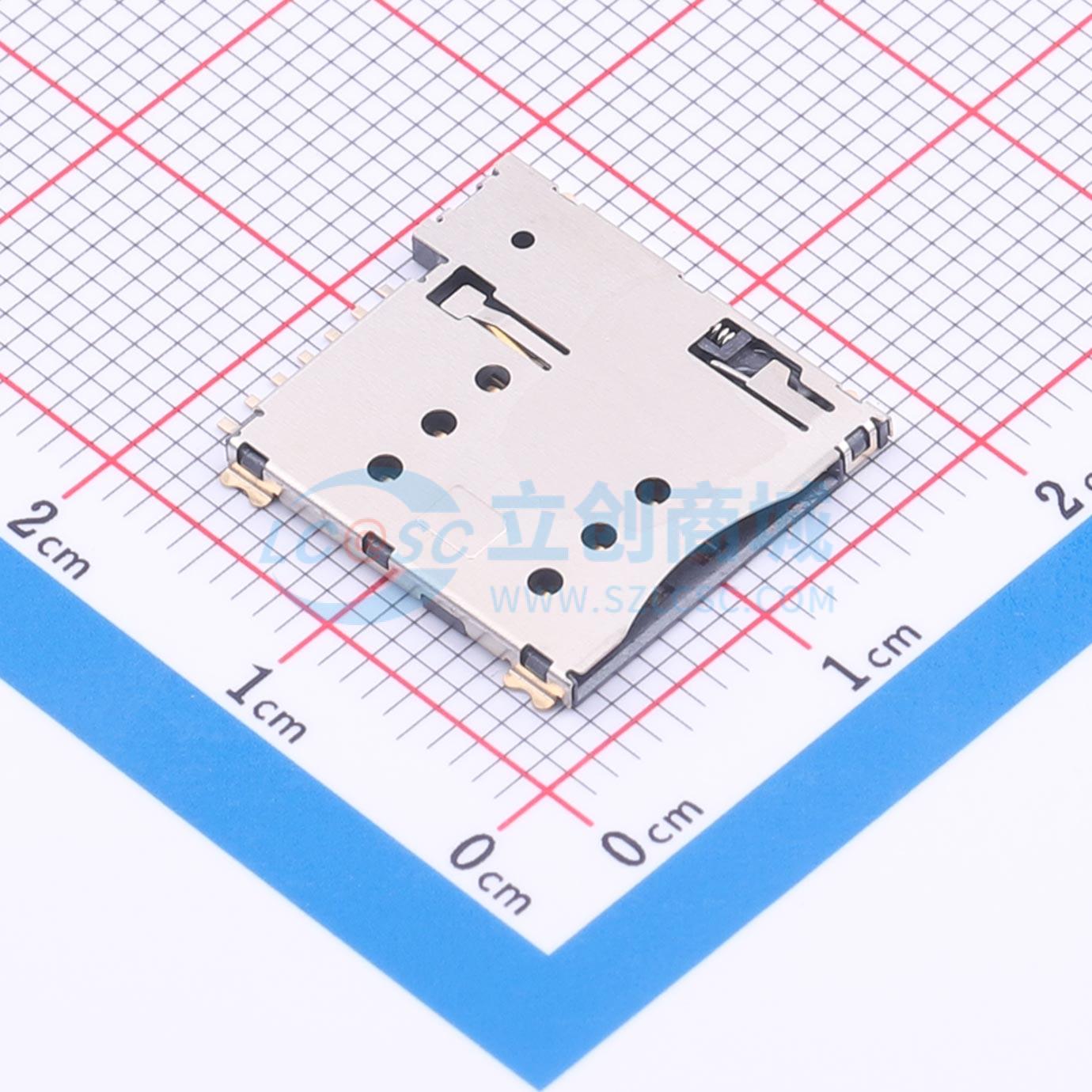 点击查看大图 MICRO SIM-7P-H1.35-30219实物图