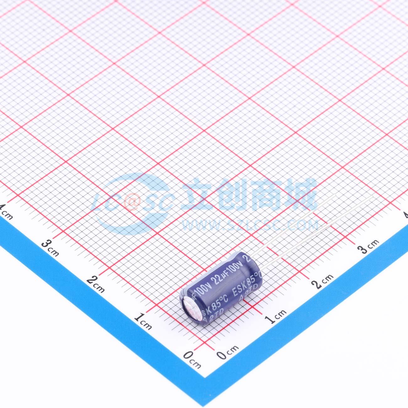 点击查看大图 ESK226M100AE3AA实物图