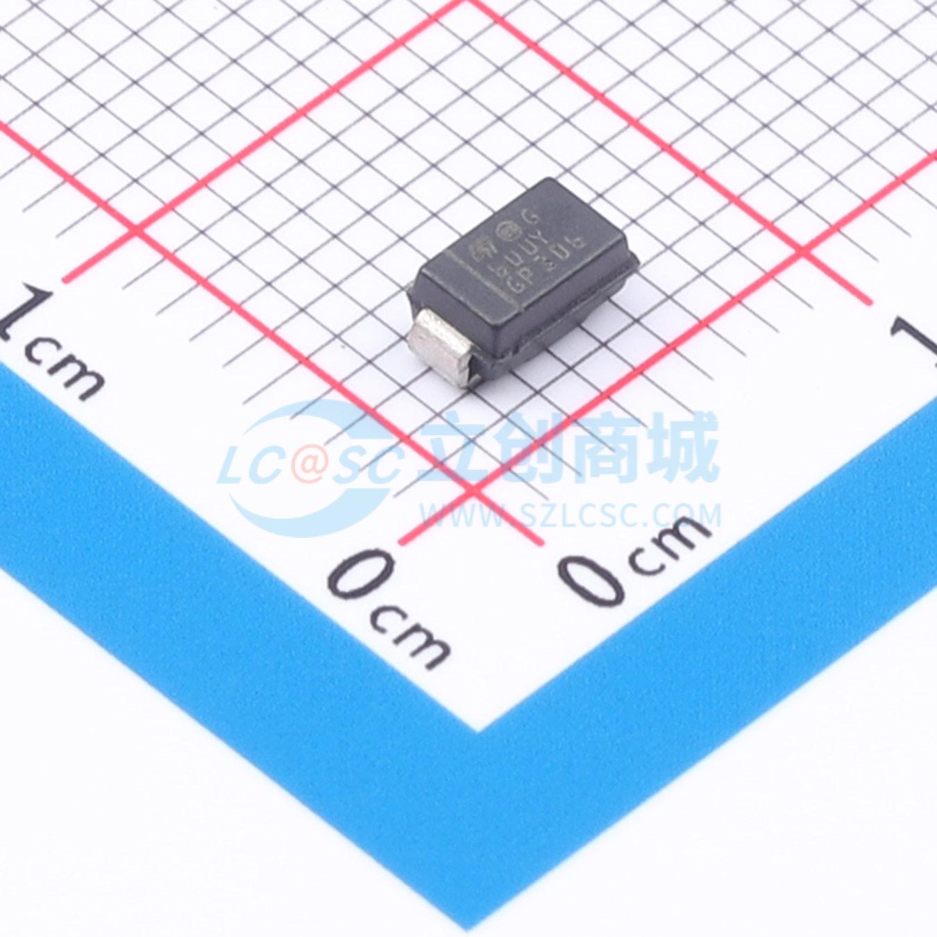 点击查看大图 SMA6T82AY实物图