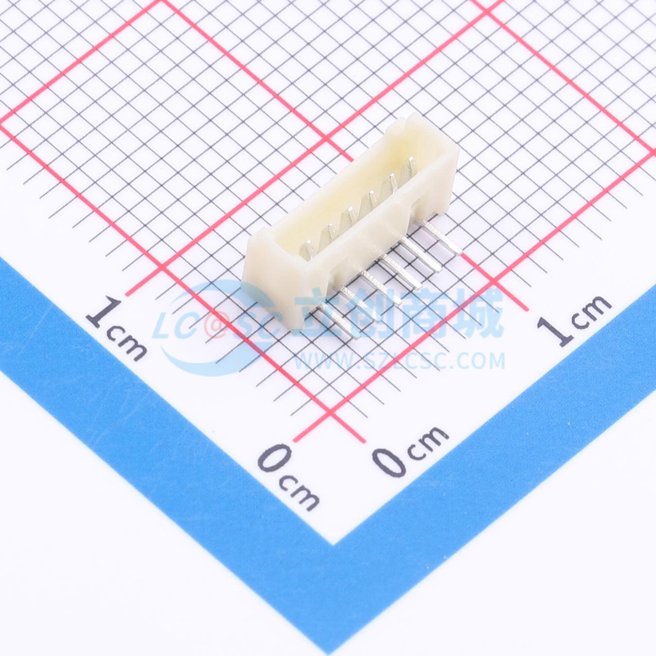 点击查看大图 SH-1.25mm-6P WZ-MS实物图
