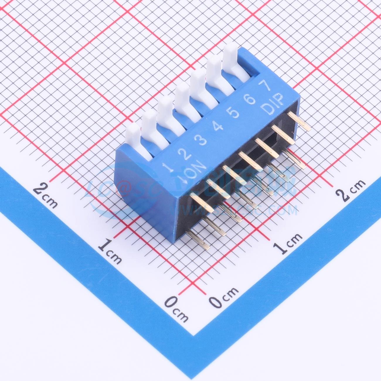 点击查看大图 2.54-7P CJCB-BL实物图