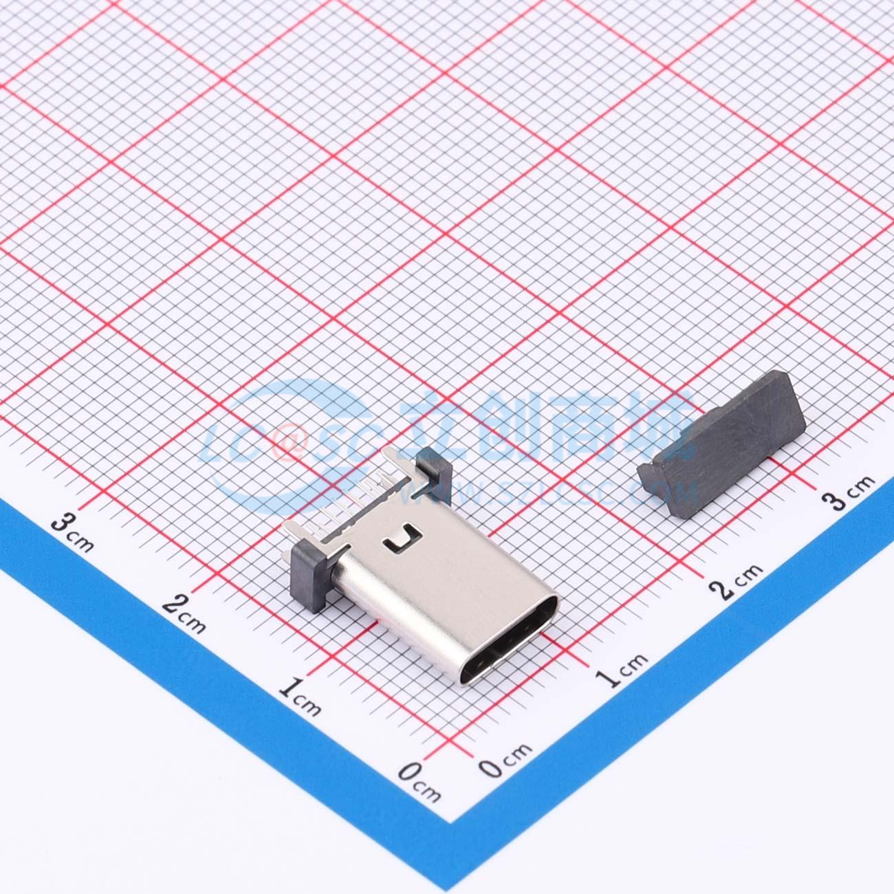 点击查看大图 USB-2.0-16P LCH13.1-A实物图