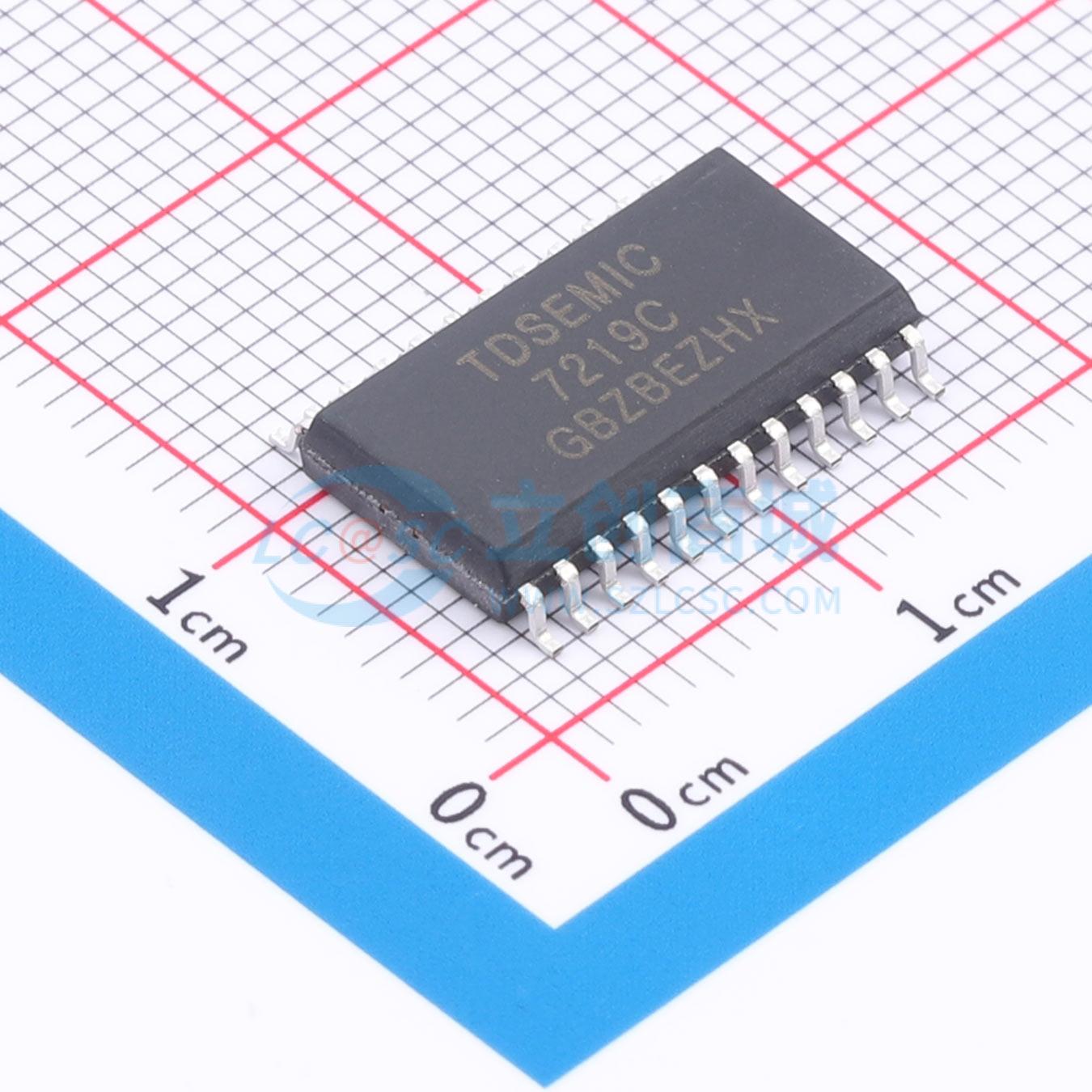 点击查看大图 MAX7219CWG-TD实物图