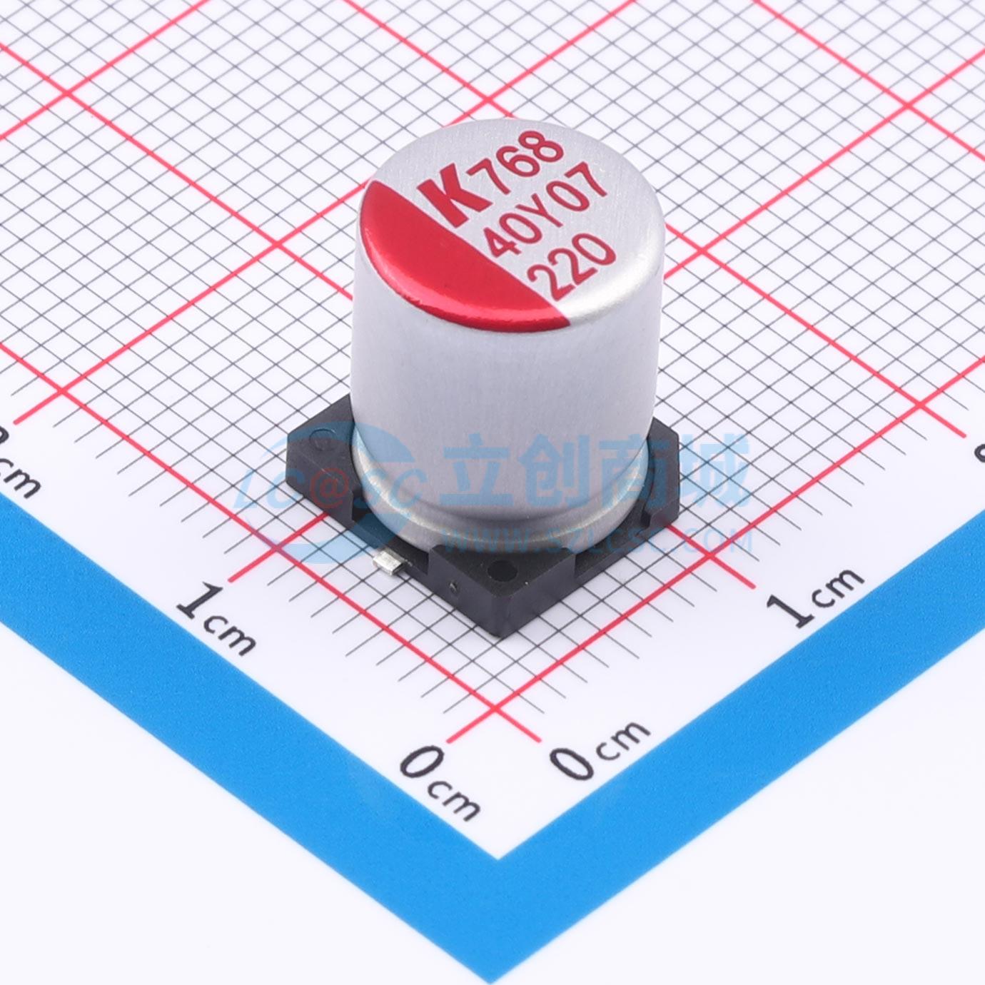 点击查看大图 A768MS227M1GLAE022实物图